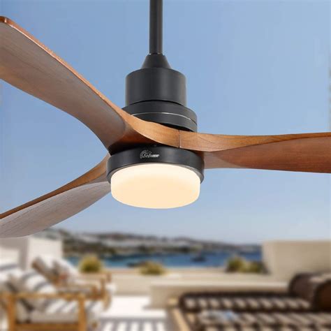 natural wood ceiling fan with light|52 farmhouse ceiling fan.